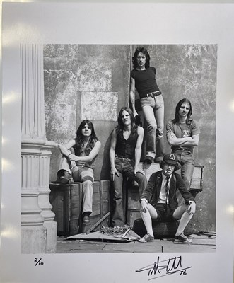 Lot 261 - AC/DC SIGNED LIMITED EDITION PHOTO PRINT.