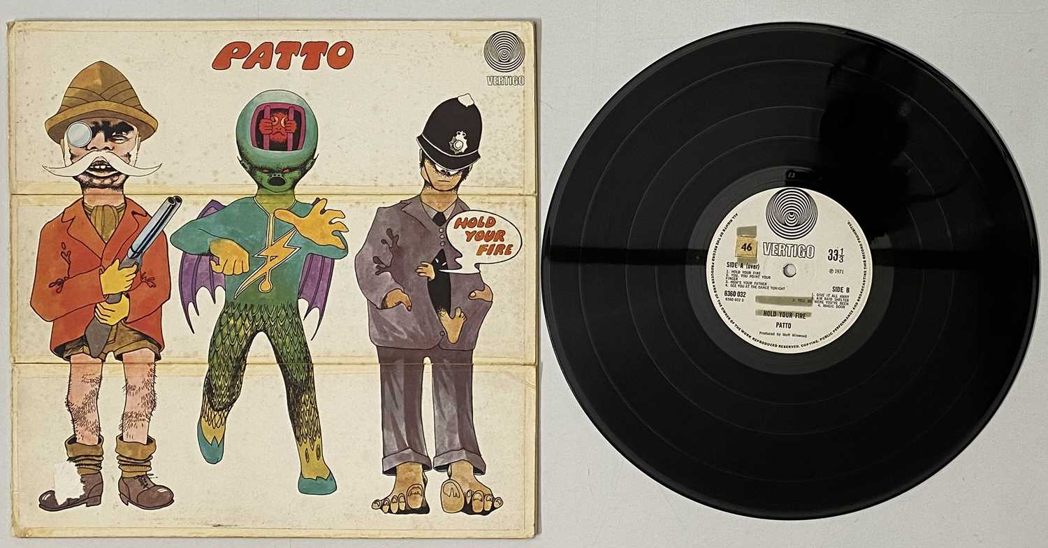 Lot 96 - PATTO - HOLD YOUR FIRE LP (ORIGINAL UK VERTIGO SWIRL COPY - 6360 032)