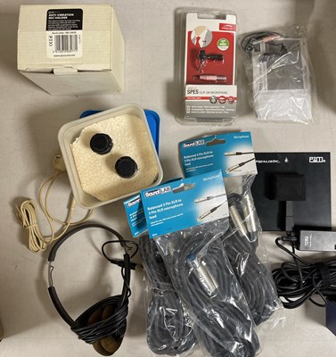 Lot 23 - MICROPHONES AND MICROPHONE ACCESSORIES.