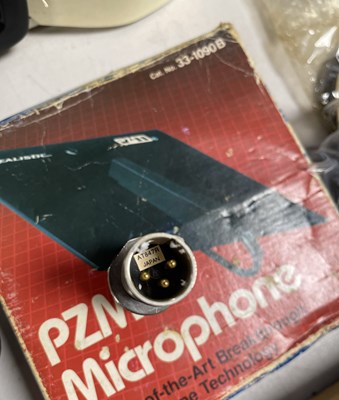 Lot 23 - MICROPHONES AND MICROPHONE ACCESSORIES.