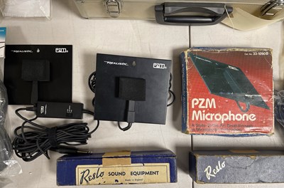 Lot 23 - MICROPHONES AND MICROPHONE ACCESSORIES.