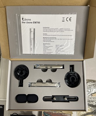 Lot 23 - MICROPHONES AND MICROPHONE ACCESSORIES.