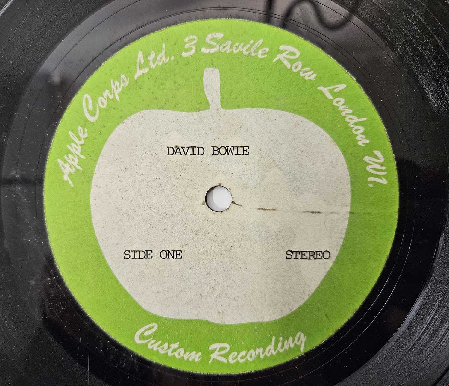 Lot 324 - DAVID BOWIE - HUNKY DORY LP ACETATE (APPLE RECORDS)