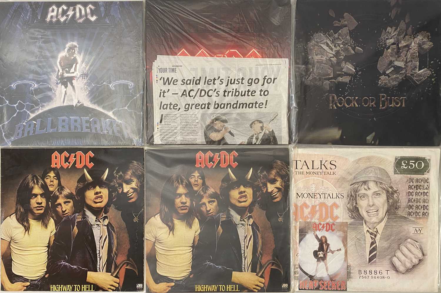 Lot 618 - AC/ DC - LP COLLECTION