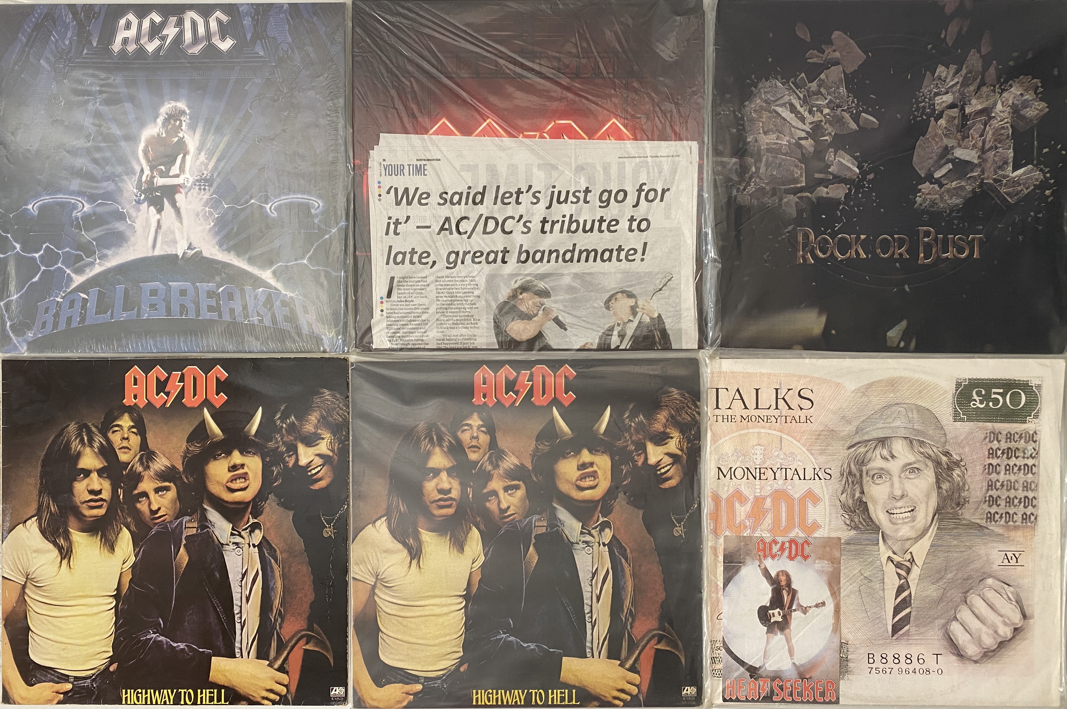 Lot 618 - AC/ DC - LP COLLECTION