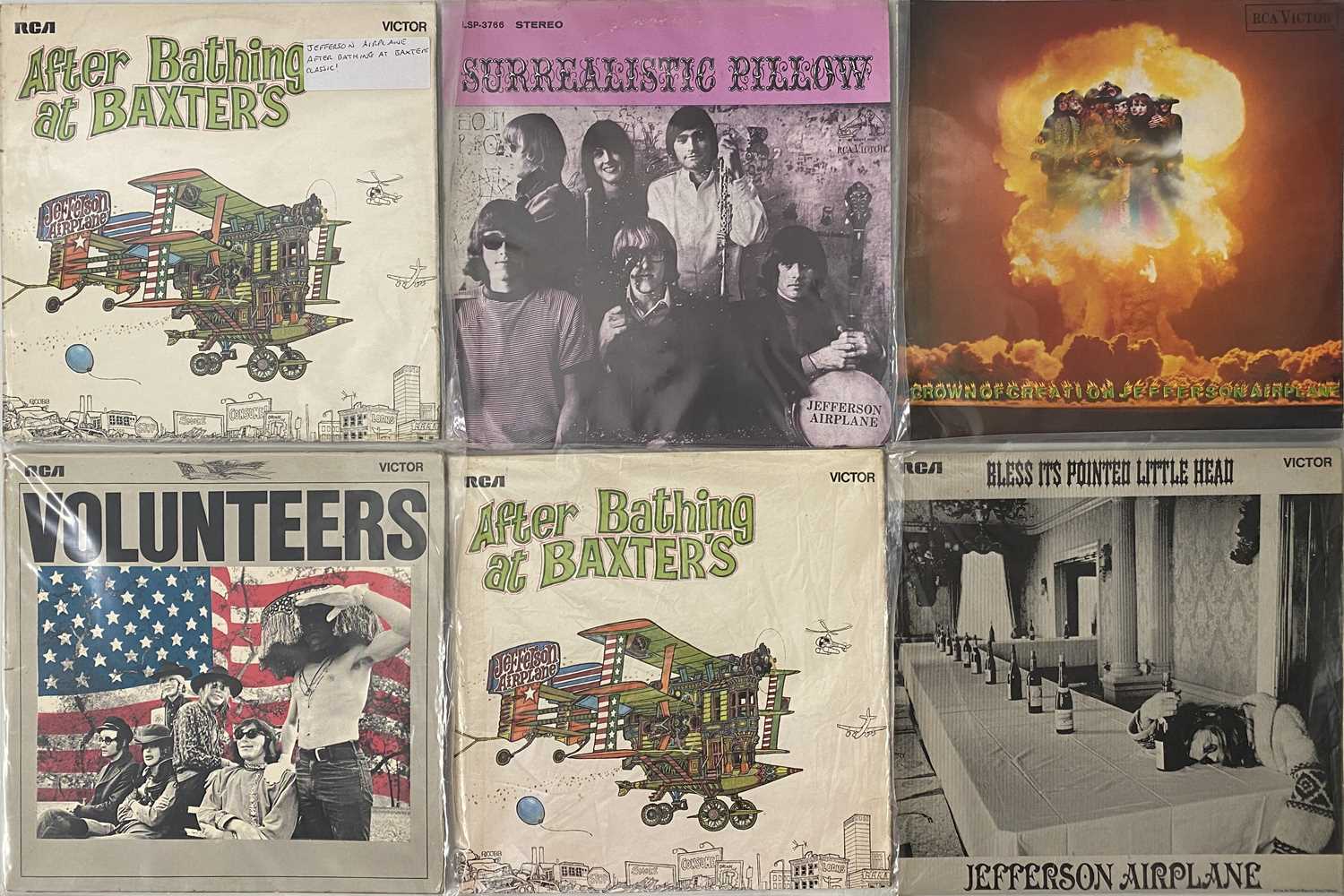Lot 624 - JEFFERSON AIRPLANE AND RELATED - LP COLLECTION