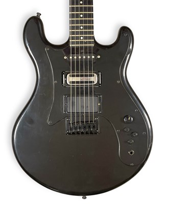 Lot 40 - KRAMER 250G ALUMINIUM HEADSTOCK ELECTRIC GUITAR - BLACK.