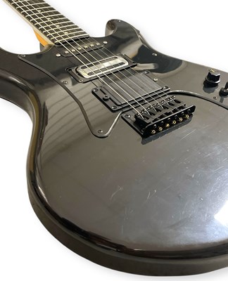 Lot 40 - KRAMER 250G ALUMINIUM HEADSTOCK ELECTRIC GUITAR - BLACK.