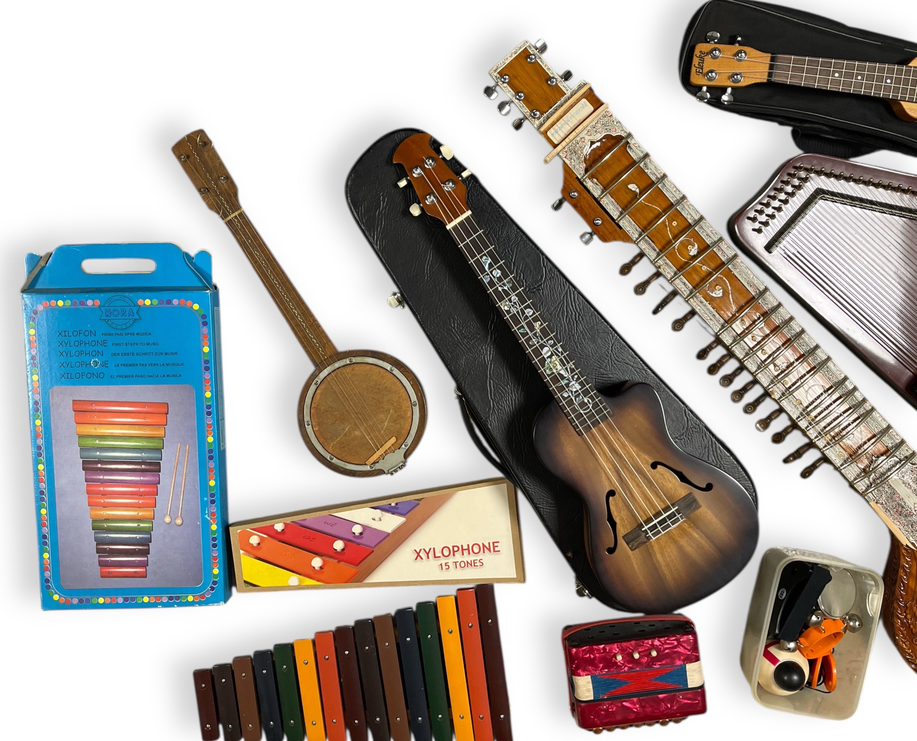 Lot 44 - MIXED MUSICAL INSTRUMENTS.