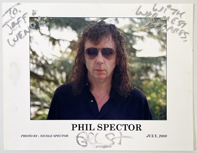 Lot 264 - PHIL SPECTOR - SIGNED 'BACK TO MONO' BOXSET AND PHOTO.