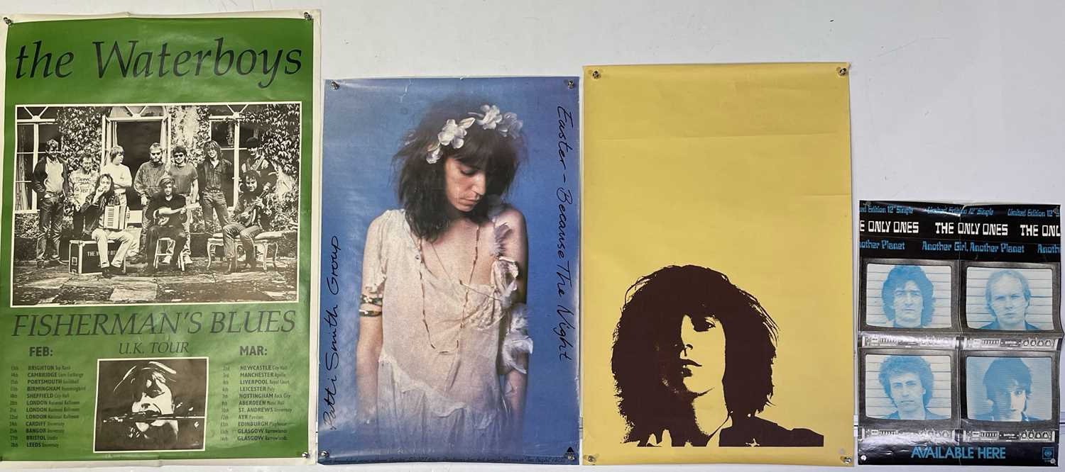 Lot 137 - PUNK POSTERS INC PATTI SMITH.