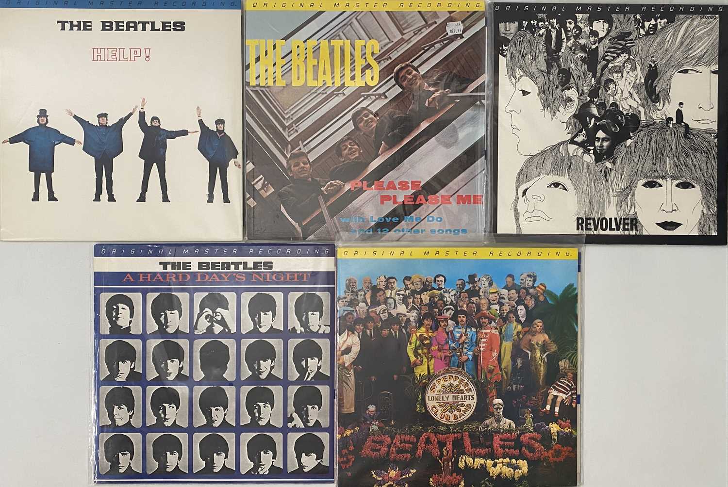 Lot 752 - THE BEATLES - ORIGINAL MASTER RECORDING - LP PACK
