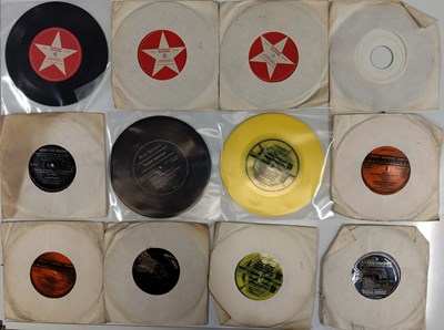 Lot 850 - ROCK & POP - 7" TEST PRESSINGS/ DEAD STOCK DUPLICATES (INC PACK OF 7" FLEXI DISCS)