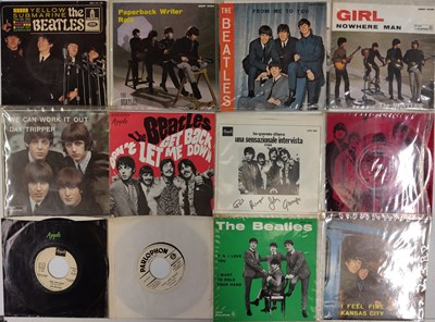 Lot 855 - THE BEATLES & SOLO - OVERSEAS 7" PACK
