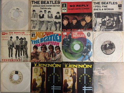 Lot 855 - THE BEATLES & SOLO - OVERSEAS 7" PACK