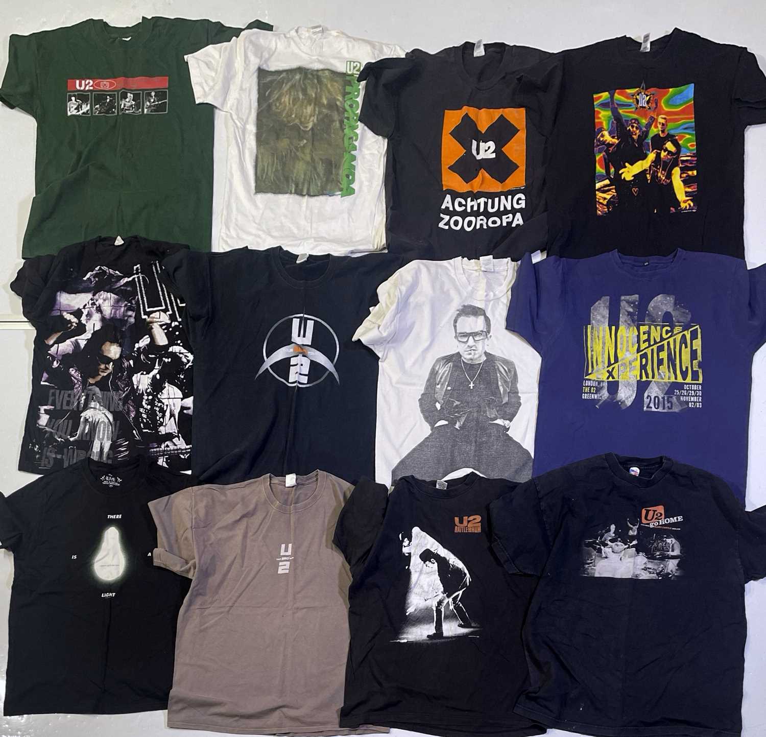 Lot 300 - U2 CLOTHING COLLECTION.