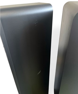 Lot 38 - Q ACOUSTICS 3050 FLOORSTANDING SPEAKERS - MATTE GRAPHITE.