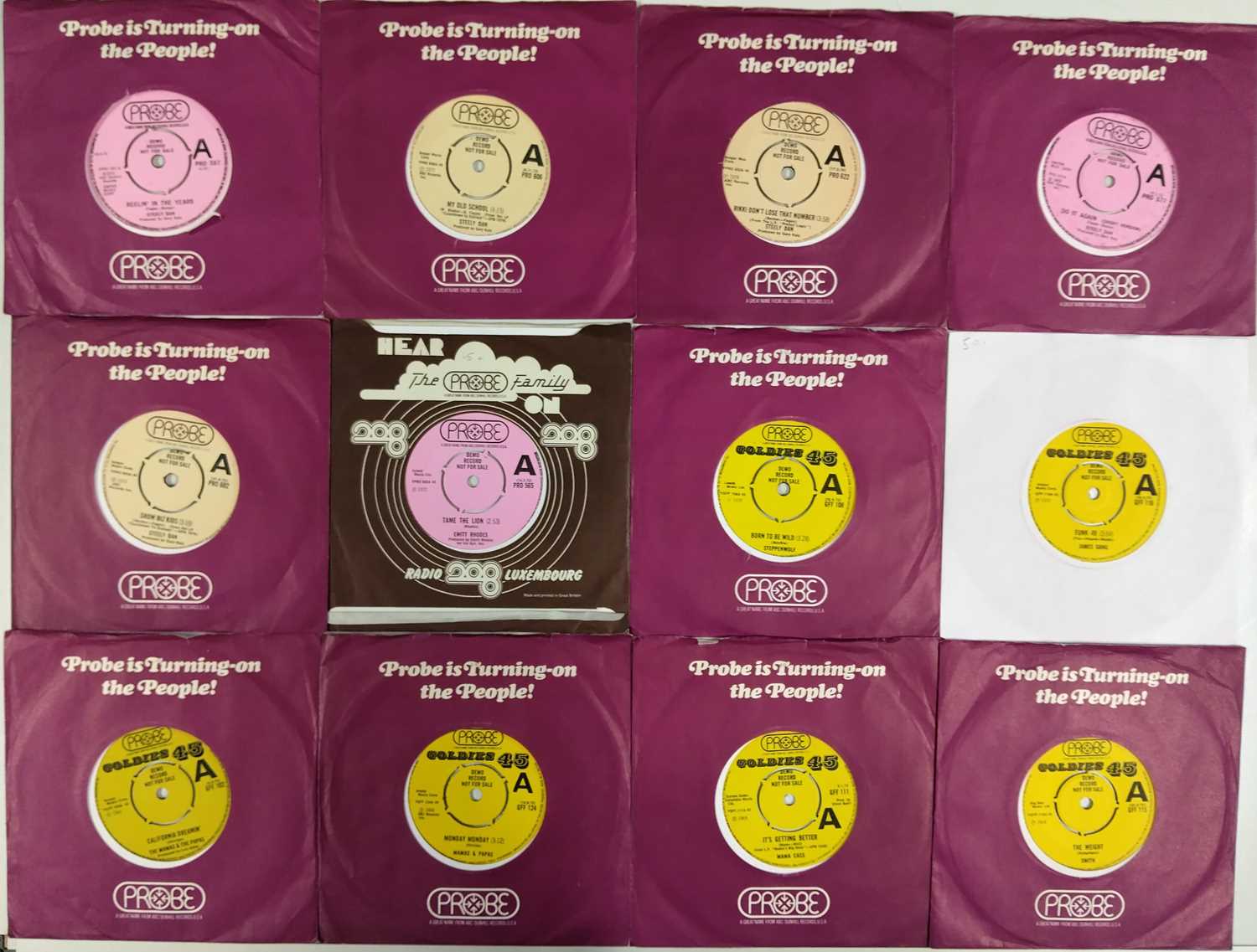Lot 986 - PROBE (WITH STEELY DAN RARITIES) - 7" COLLECTION