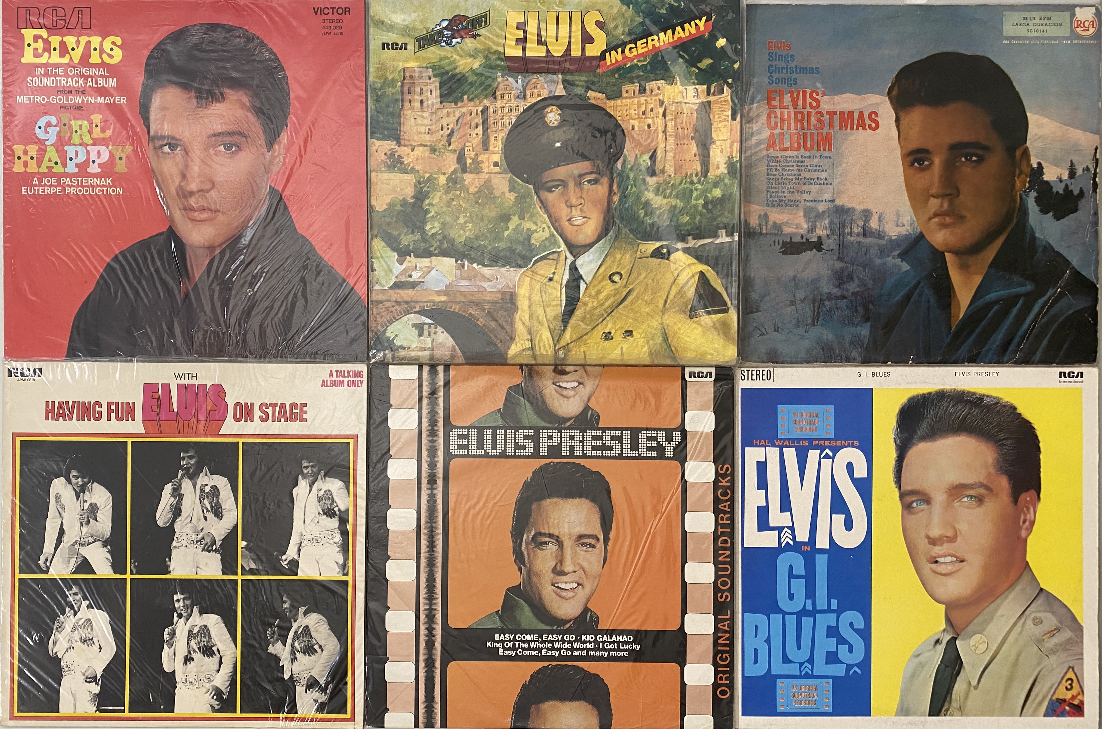 Lot 891 - ELVIS LP COLLECTION