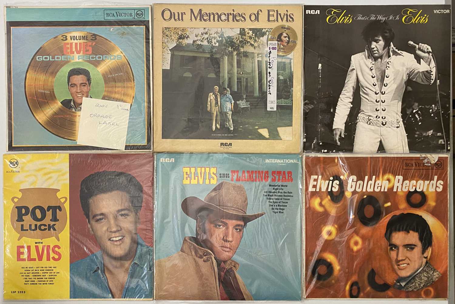Lot 893 - ELVIS PRESLEY LP COLLECTION