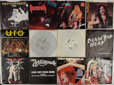 Lot 1077 - HEAVY ROCK & METAL - 7" COLLECTION