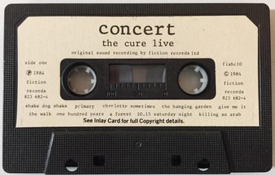 Lot 40 - THE CURE - CASSETTES (WITH DEMO)