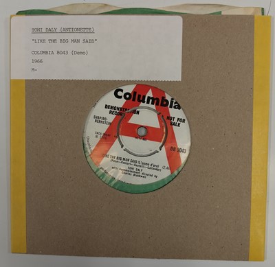 Lot 1096 - TONI DALY - LIKE THE BIG MAN SAID/ YOU CAN'T GET NO WATER 7" (UK COLUMBIA DEMO - DB 8043)