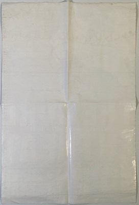 Lot 368 - THE CURE - POSTER SIGNED BY ROBERT SMITH.