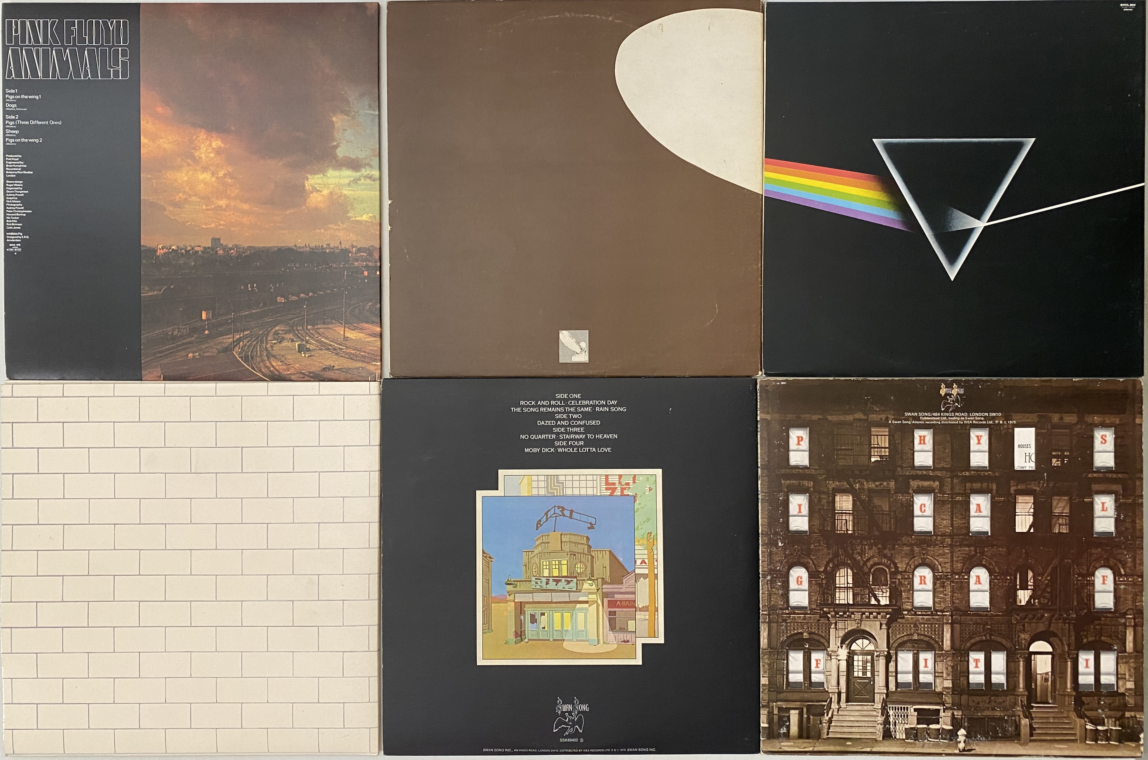Lot 1189 - LED ZEPPELIN / PINK FLOYD - LP PACK