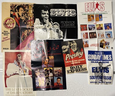 Lot 306 - ELVIS PRESLEY - POSTERS / PROMO ITEMS.