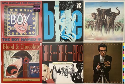 Lot 1217 - ELVIS COSTELLO - LP COLLECTION (INC FOLK / FILM RELATED BOX SETS)