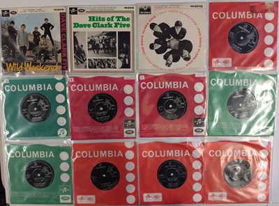 Lot 1228 - DAVE CLARK FIVE - 7" COLLECTION (INC RARITIES)