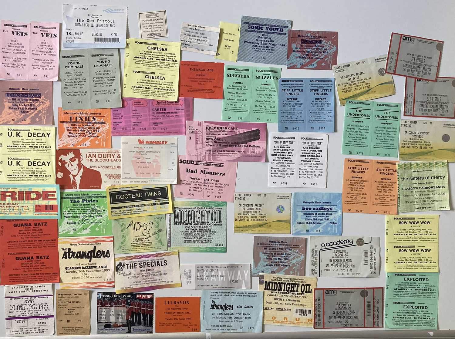 Rock Concert Collection Lot 151 - ROCK CONCERT MEMORABILIA ARCHIVE.