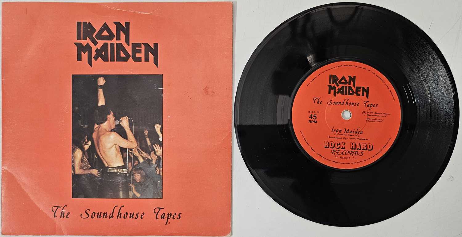 Lot 4 - IRON MAIDEN - THE SOUNDHOUSE TAPES 7" (UK ORIGINAL PRESSING - ROCK HARD RECORDS - ROK 1)