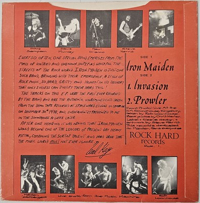 Lot 4 - IRON MAIDEN - THE SOUNDHOUSE TAPES 7" (UK ORIGINAL PRESSING - ROCK HARD RECORDS - ROK 1)