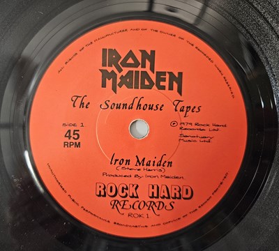 Lot 4 - IRON MAIDEN - THE SOUNDHOUSE TAPES 7" (UK ORIGINAL PRESSING - ROCK HARD RECORDS - ROK 1)
