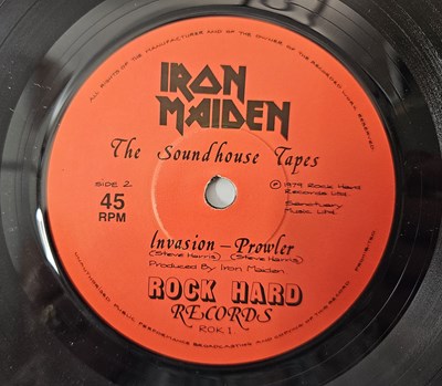Lot 4 - IRON MAIDEN - THE SOUNDHOUSE TAPES 7" (UK ORIGINAL PRESSING - ROCK HARD RECORDS - ROK 1)