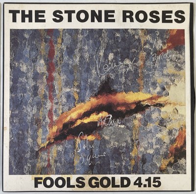Lot 522 - THE STONE ROSES - TWO SIGNED 7" SINGLES.