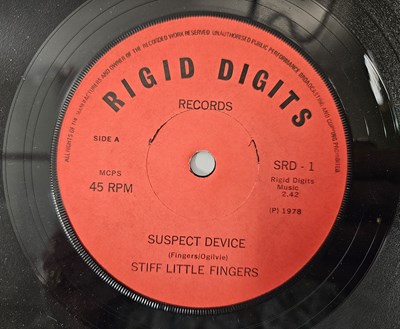 Lot 12 - STIFF LITTLE FINGERS - SUSPECT DEVICE 7" (SRD-1 - UK ORIGINAL PRESSING)
