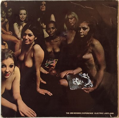 Lot 1136 - THE JIMI HENDRIX EXPERIENCE - ELECTRIC LADYLAND (UK LP - BLUE TEXT - 613 008)