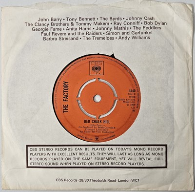 Lot 15 - THE FACTORY - TRY A LITTLE SUNSHINE 7" (CBS 4540 - ORIGINAL PRESSING)