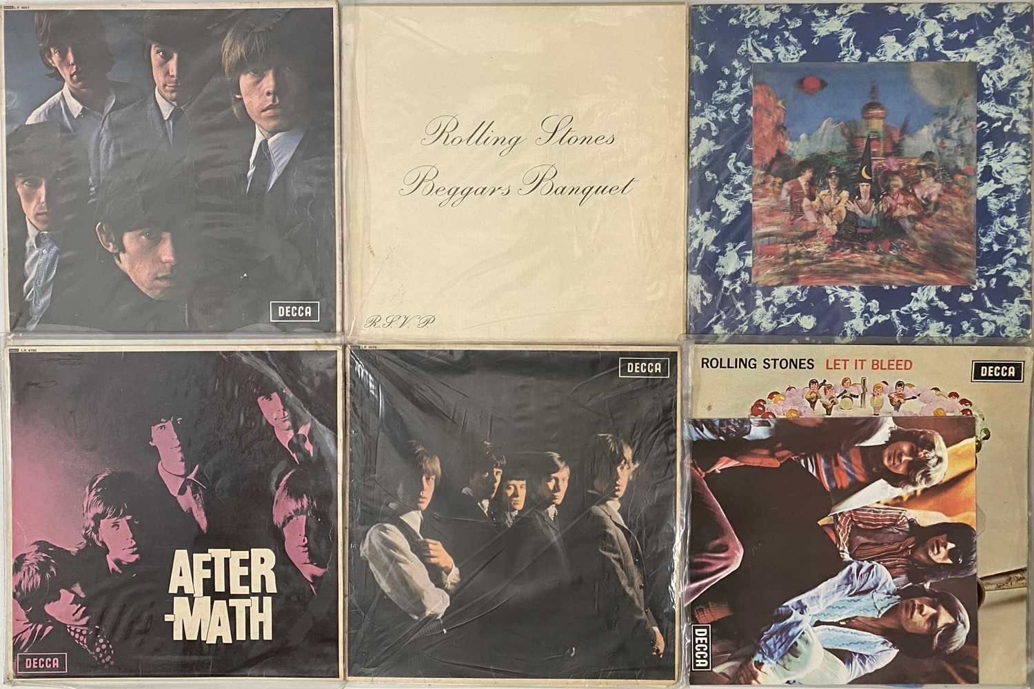 Lot 18 - THE ROLLING STONES - LP PACK