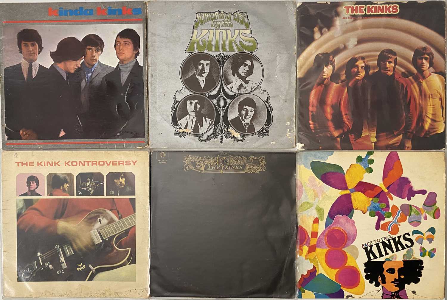 Lot 19 - THE KINKS - LP PACK