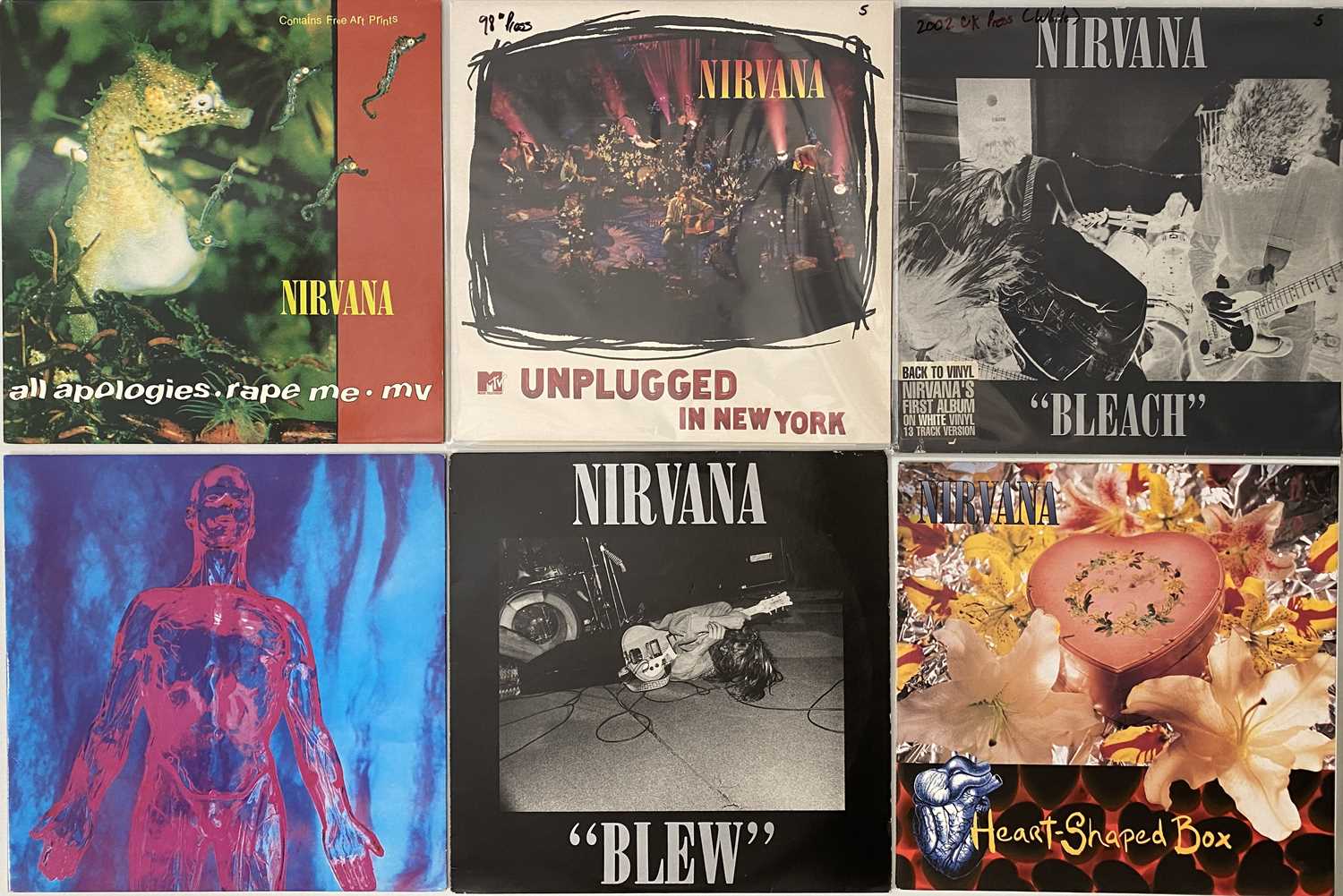 Lot 140 - NIRVANA PACK - LPS AND 12"S