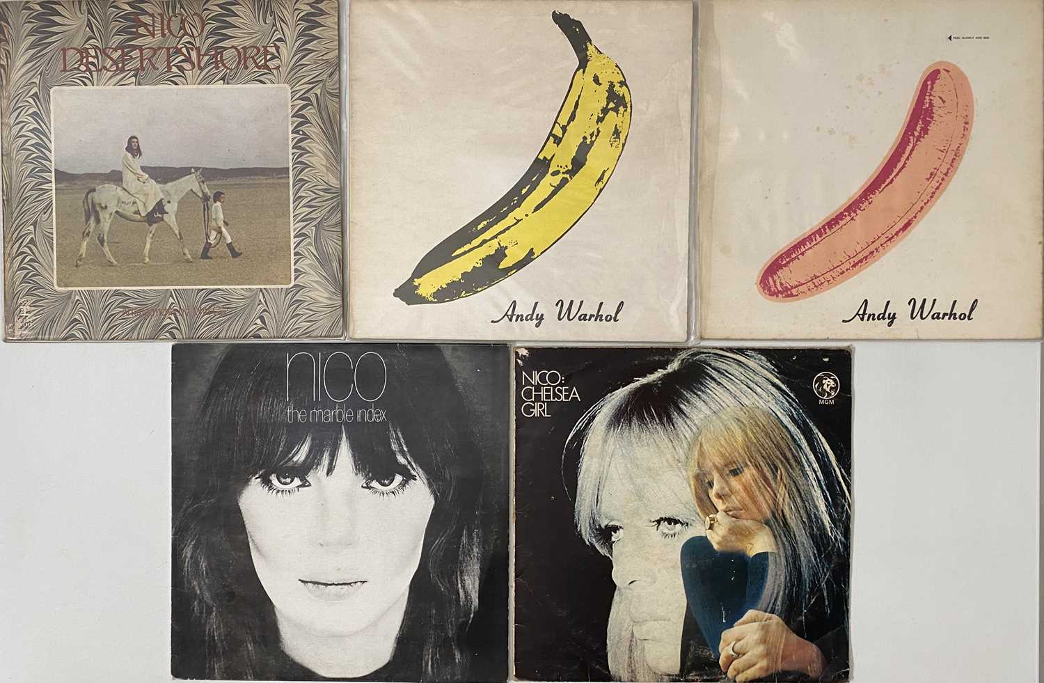 Lot 20 - THE VELVET UNDERGROUND & NICO - LP PACK