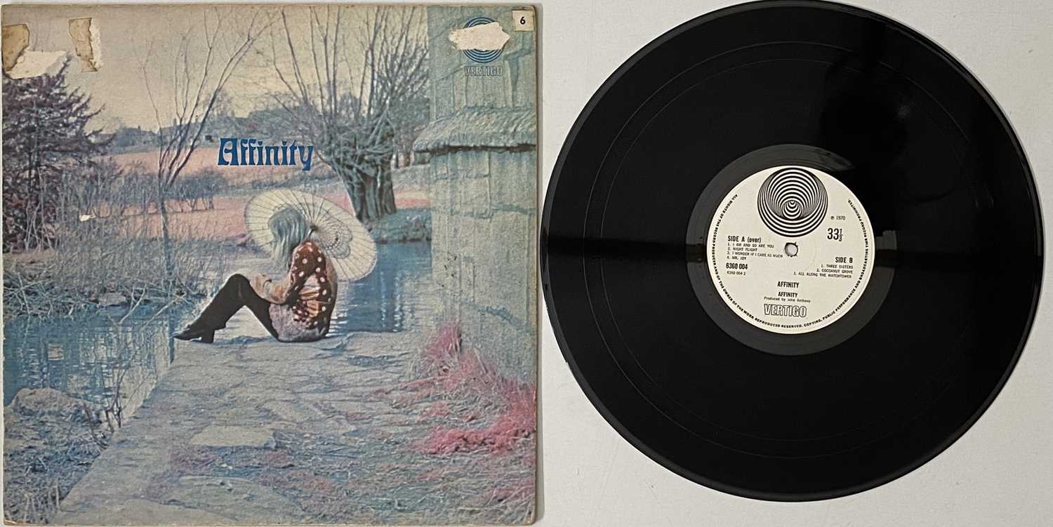 Lot 23 - AFFINITY - AFFINITY LP (UK ORIGINAL - LARGE SWIRL - VERTIGO - 6360 004)