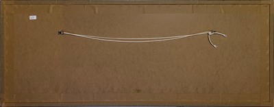 Lot 555 - QUEEN - PENNANT FLAG USED IN THE BREAKTHRU VIDEO FULLY SIGNED BY THE BAND.