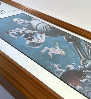Lot 554 - QUEEN - NEWS OF THE WORLD PROMOTIONAL MIRROR CLOCK.