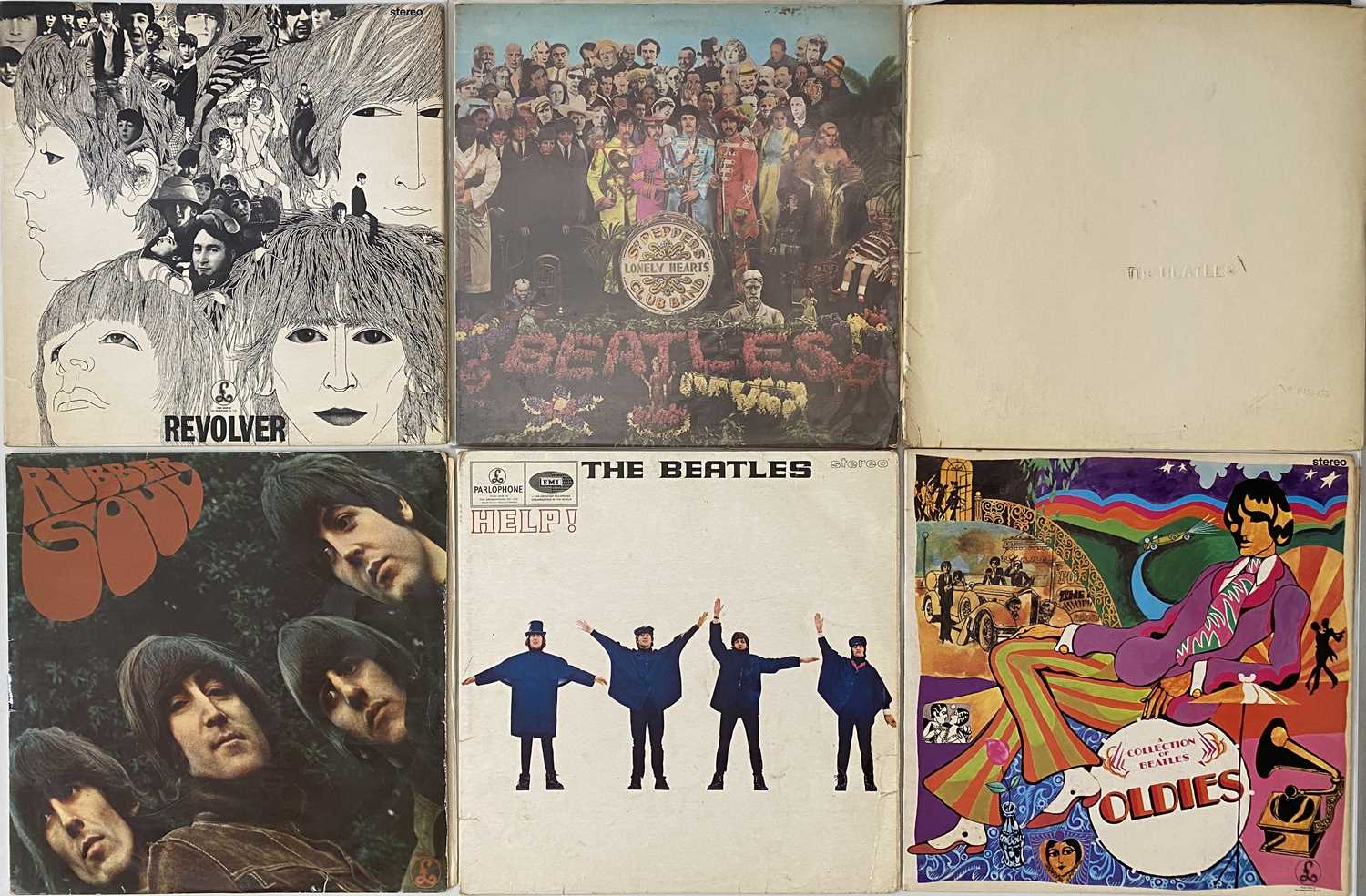 Lot 37 - THE BEATLES - STEREO LP PACK