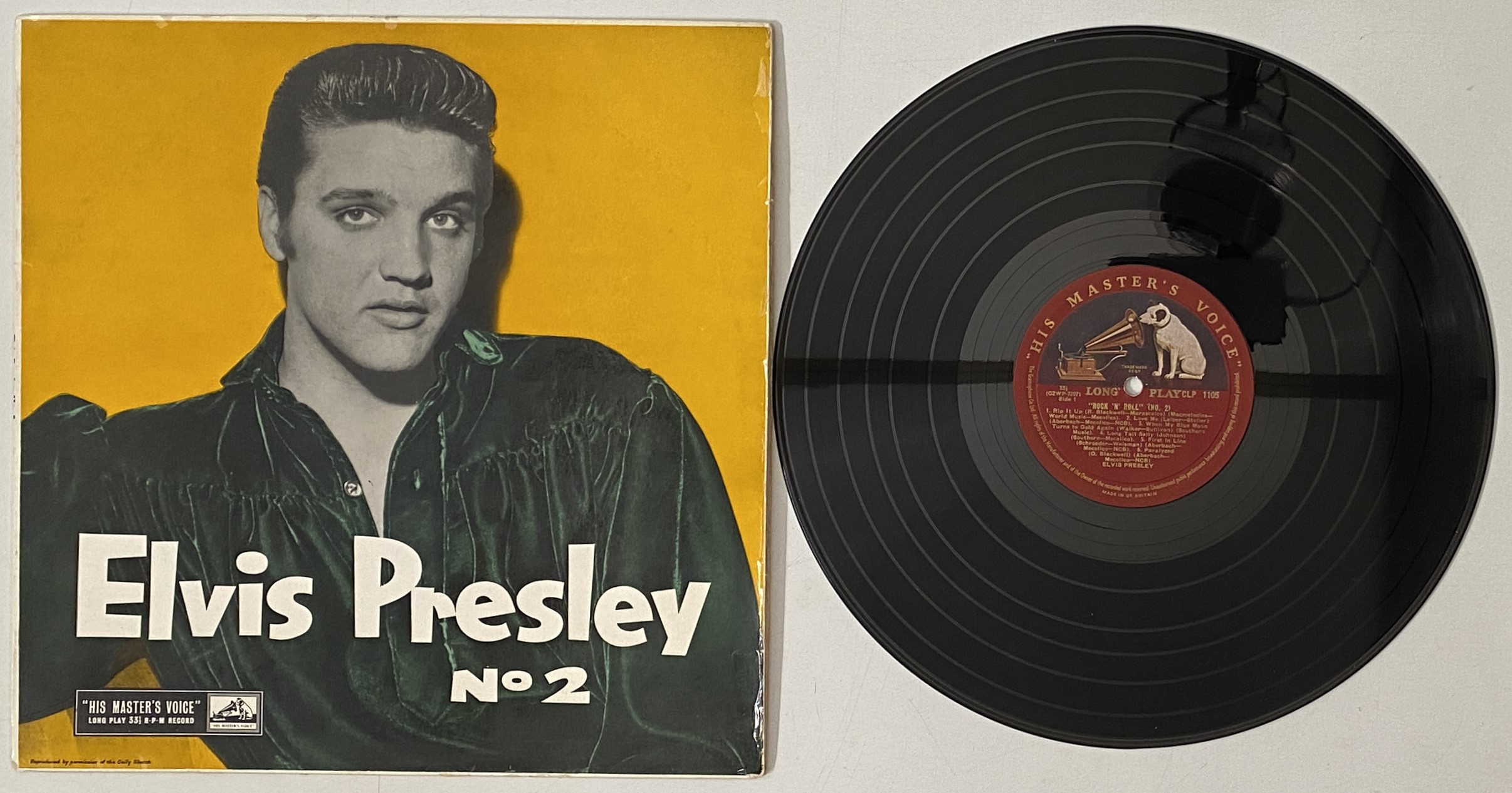 Elvis Presley Rock 'N' Roll No.2 UK英盤 LP Elvis Presley Rock 'N' Roll No. 2: Sealed To Revealed